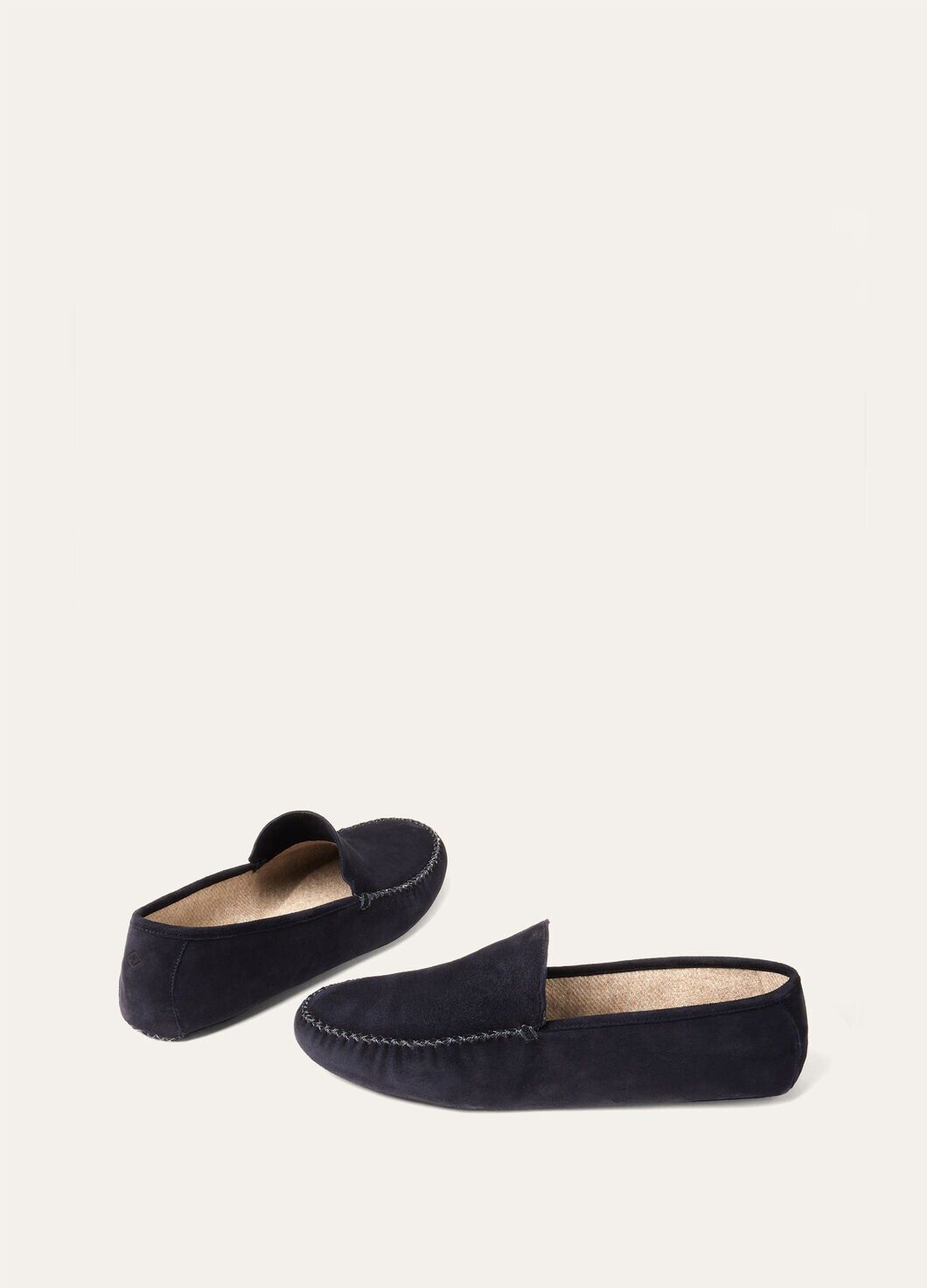 LoroPiana Maurice Slipper Blue Navy