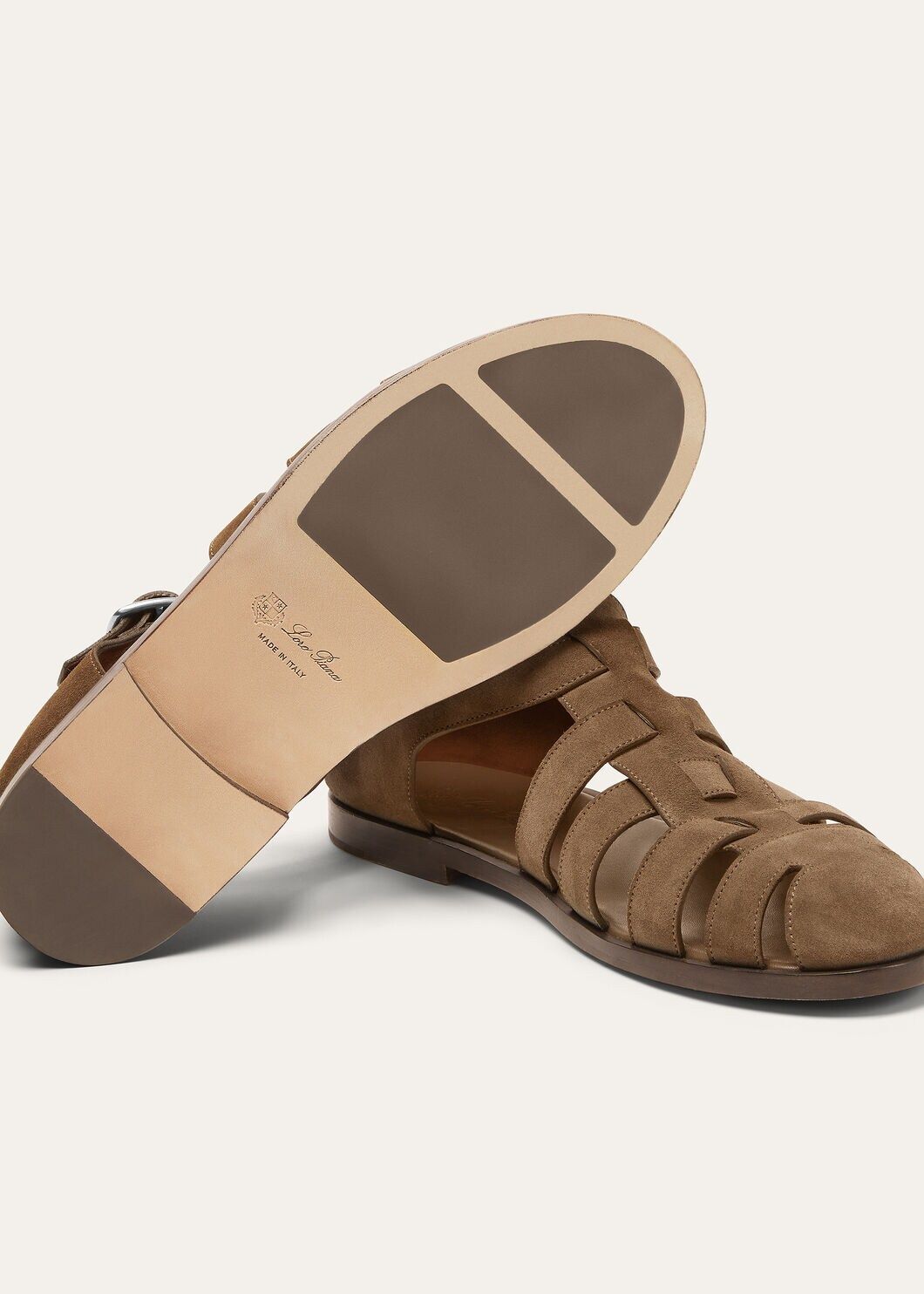 LoroPiana Maxime Walk Sandal Dusk