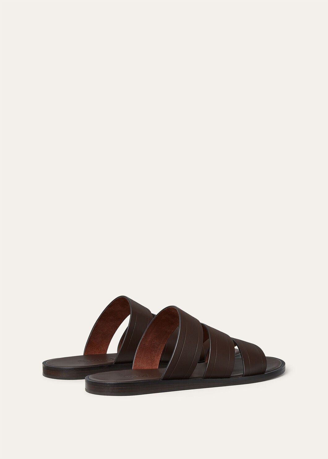 LoroPiana Naha Sandal Dark Moka