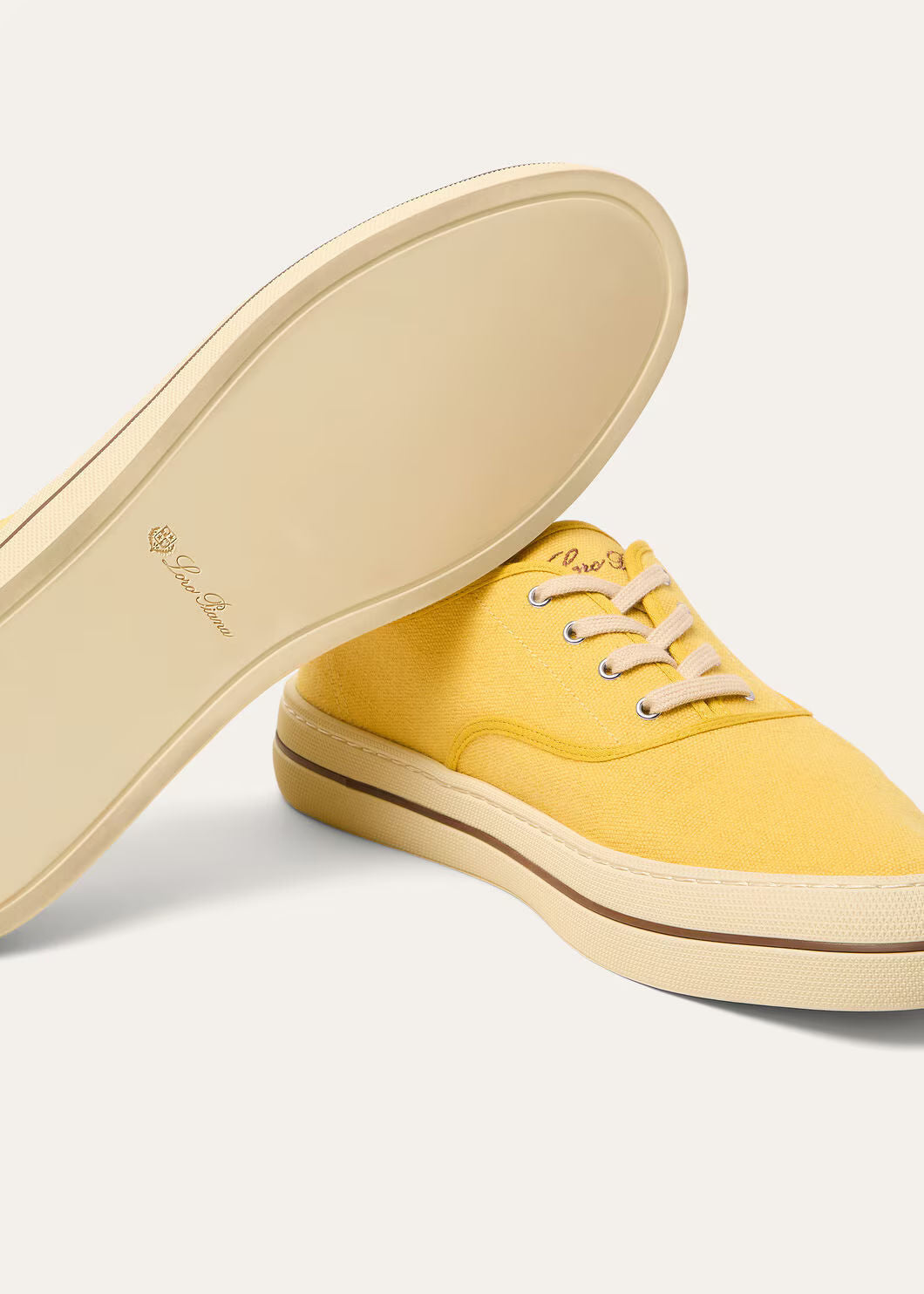 LoroPiana Nantucket Walk Sneaker Minty Lemon