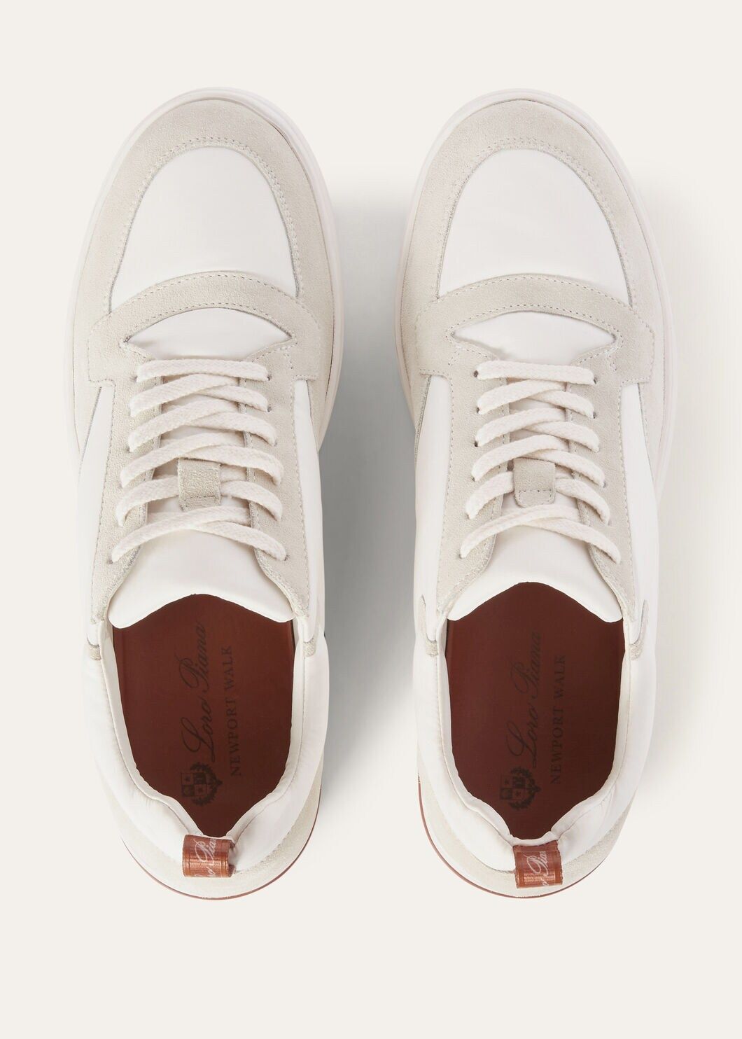 LoroPiana Newport Walk Sneaker White