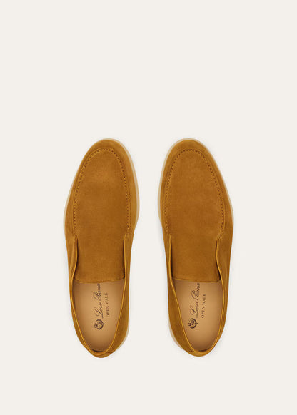 LoroPiana Open Walk Ankle Boot Dark Saffron