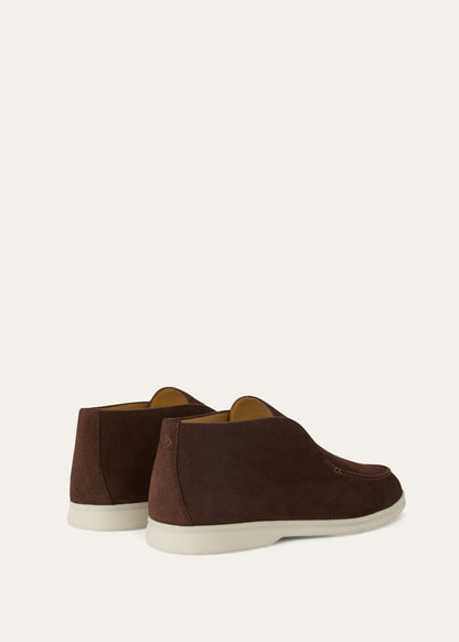 Open Walk Ankle Boot Chocolate