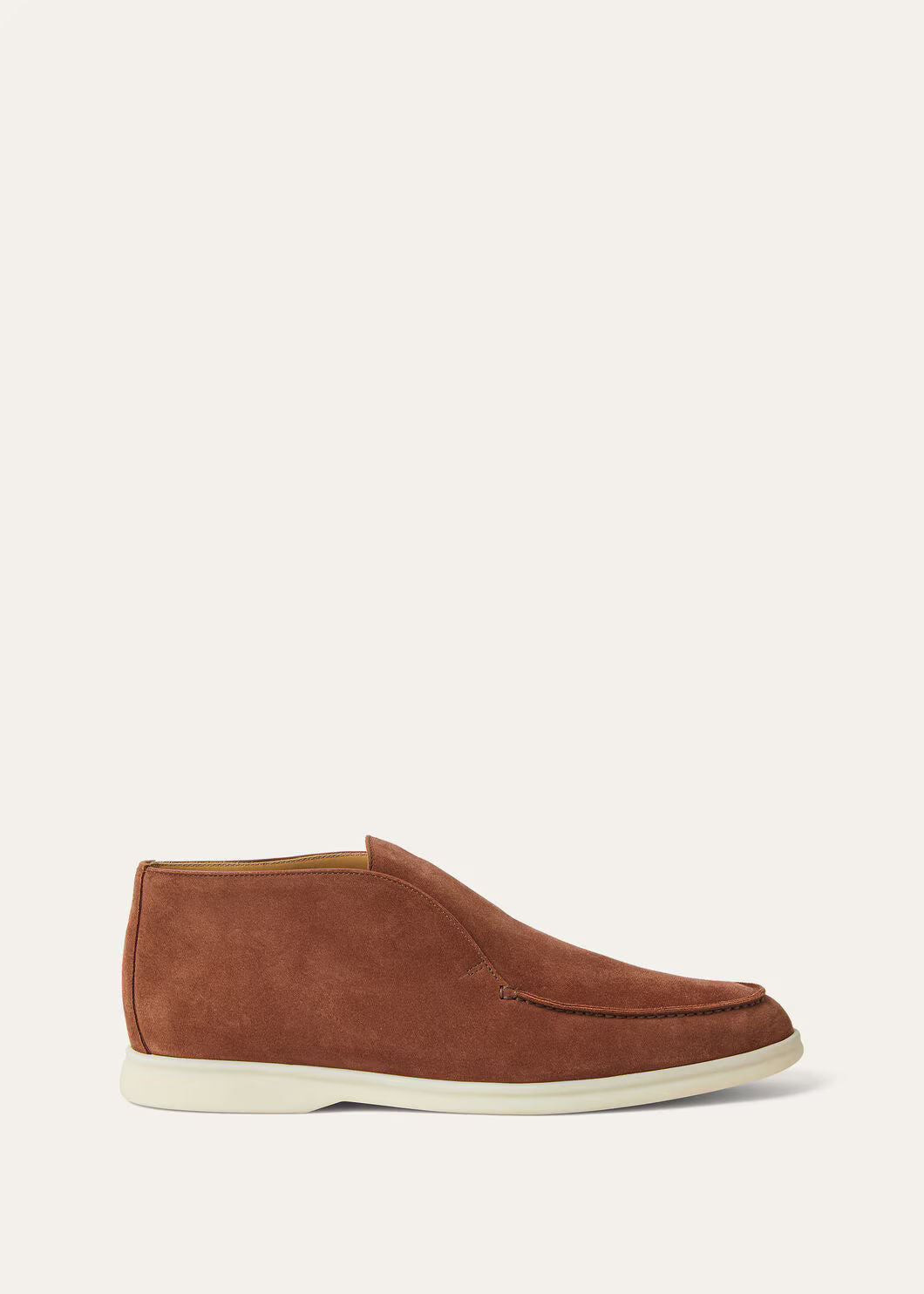 LoroPiana Open Walk Ankle Boot Brown Whiskey