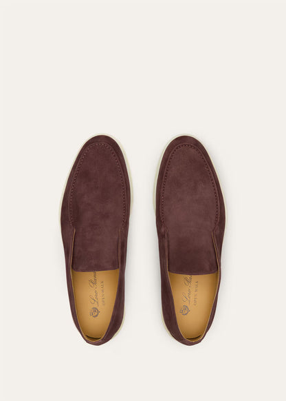 LoroPiana Open Walk Ankle Boot Very Dark Maroon