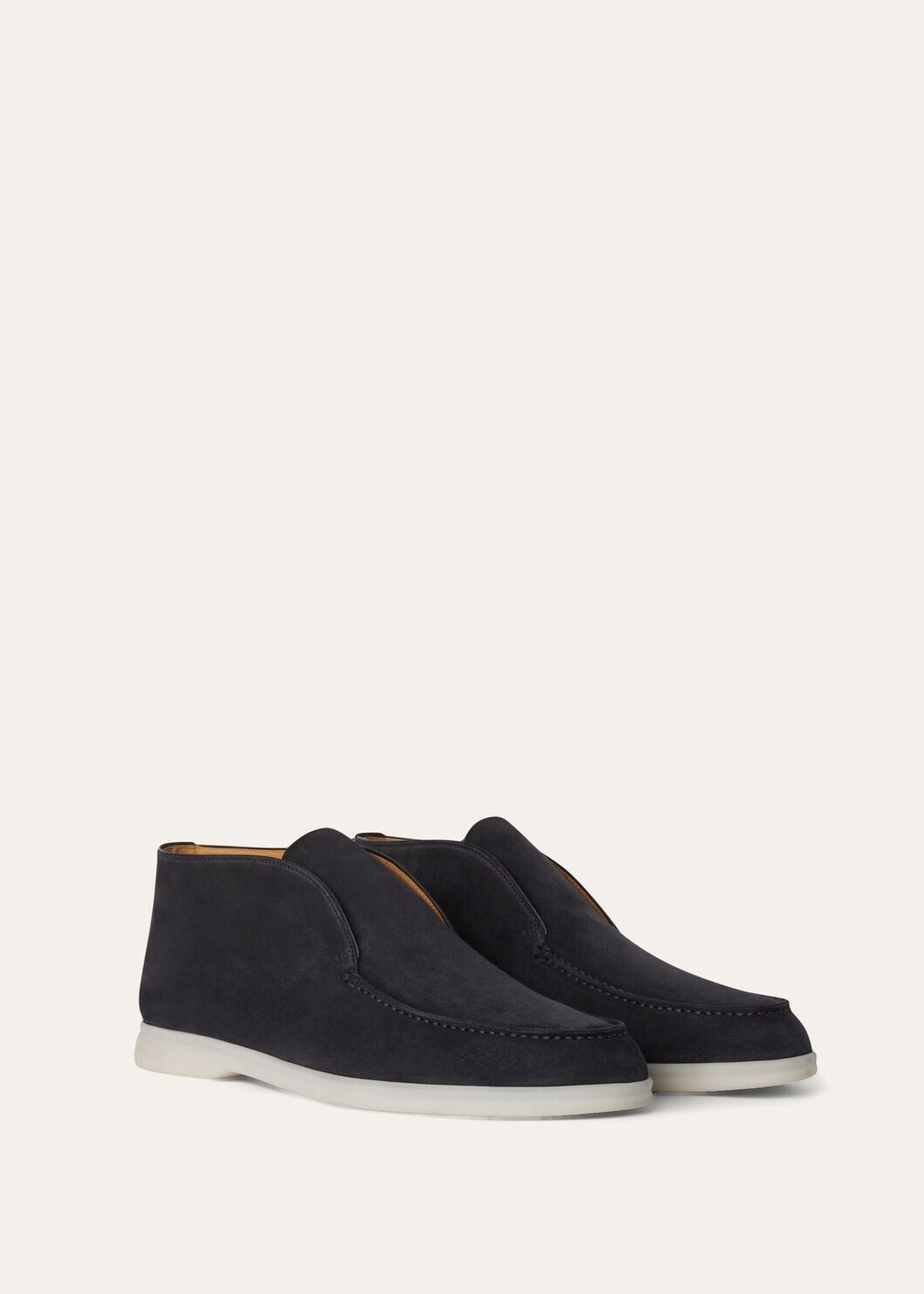 Open Walk Ankle Boot Navy Blue
