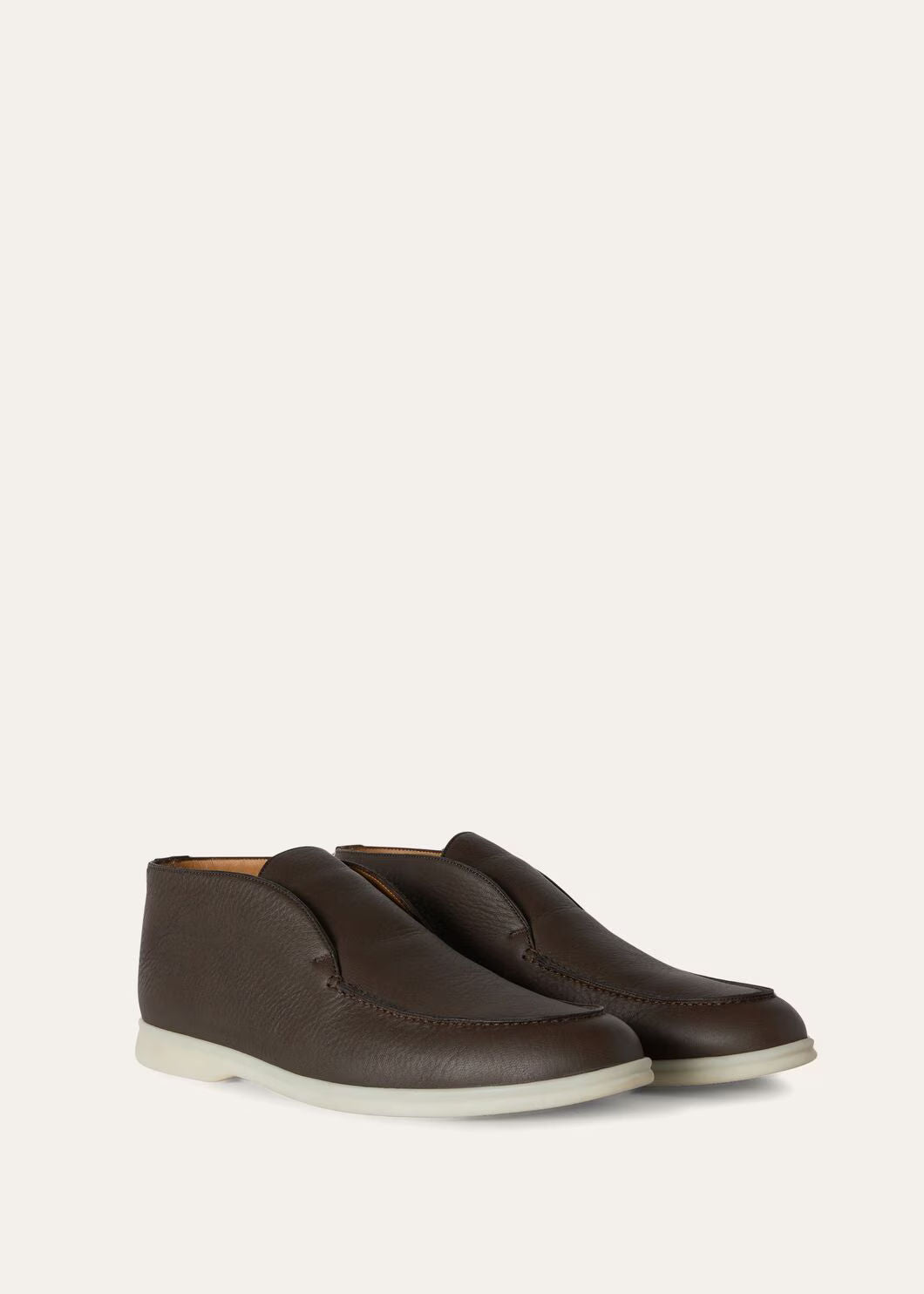 Open Walk Ankle Boot Very Dark Brown