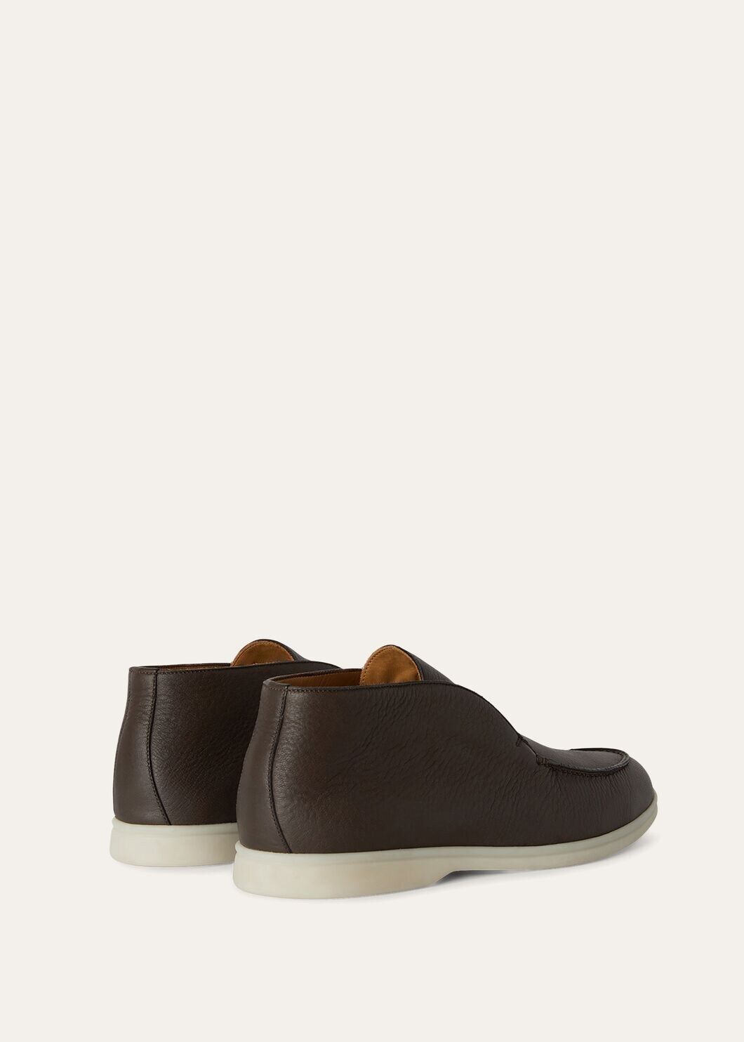Open Walk Ankle Boot Very Dark Brown