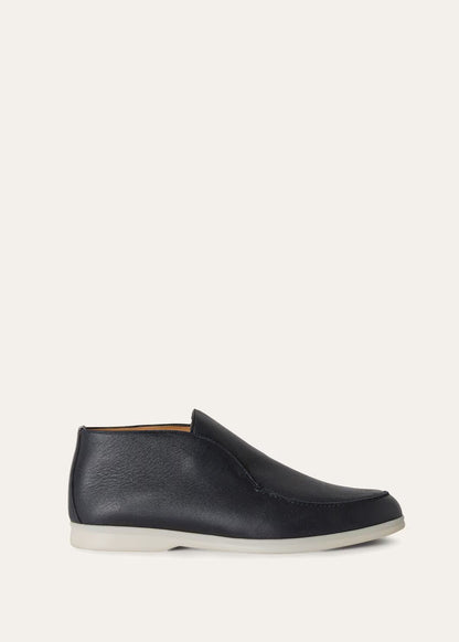 Open Walk Ankle Boot Navy Blue