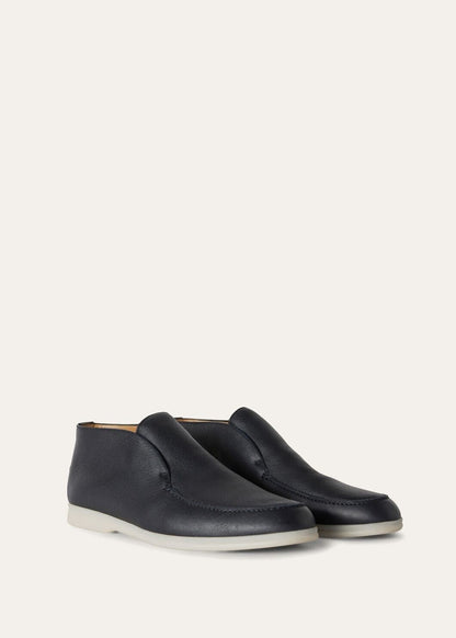 Open Walk Ankle Boot Navy Blue