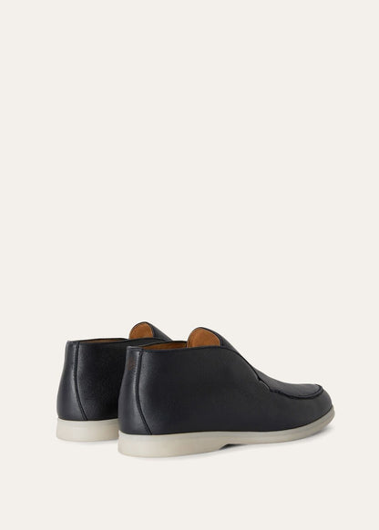 Open Walk Ankle Boot Navy Blue