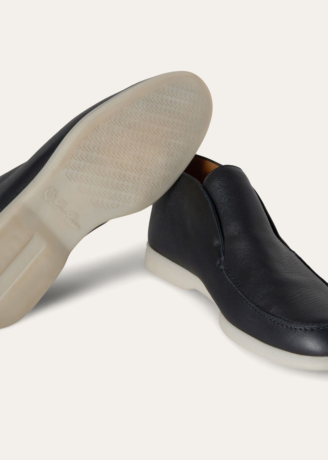 Open Walk Ankle Boot Navy Blue