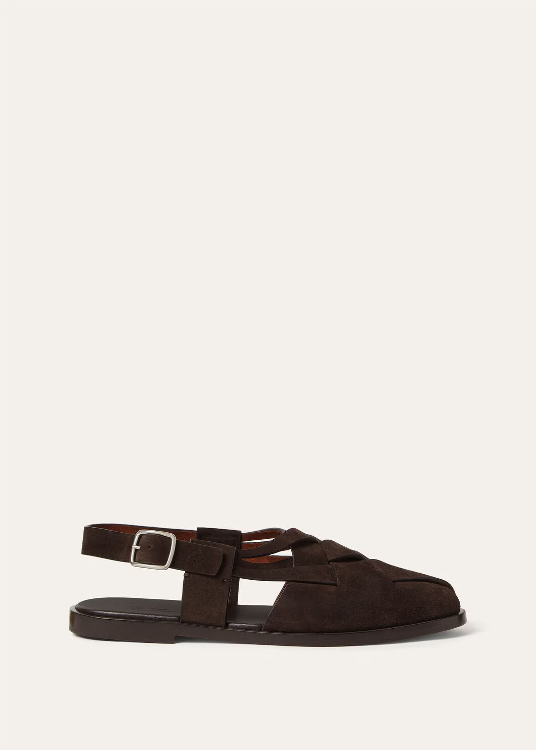 LoroPiana Peter Walk Sandal Savana Bark