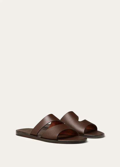Pilat Plain Walk Sandal Dark Moka