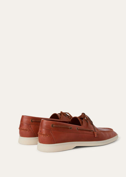 LoroPiana Sea-Sail Walk Loafer Liqueur