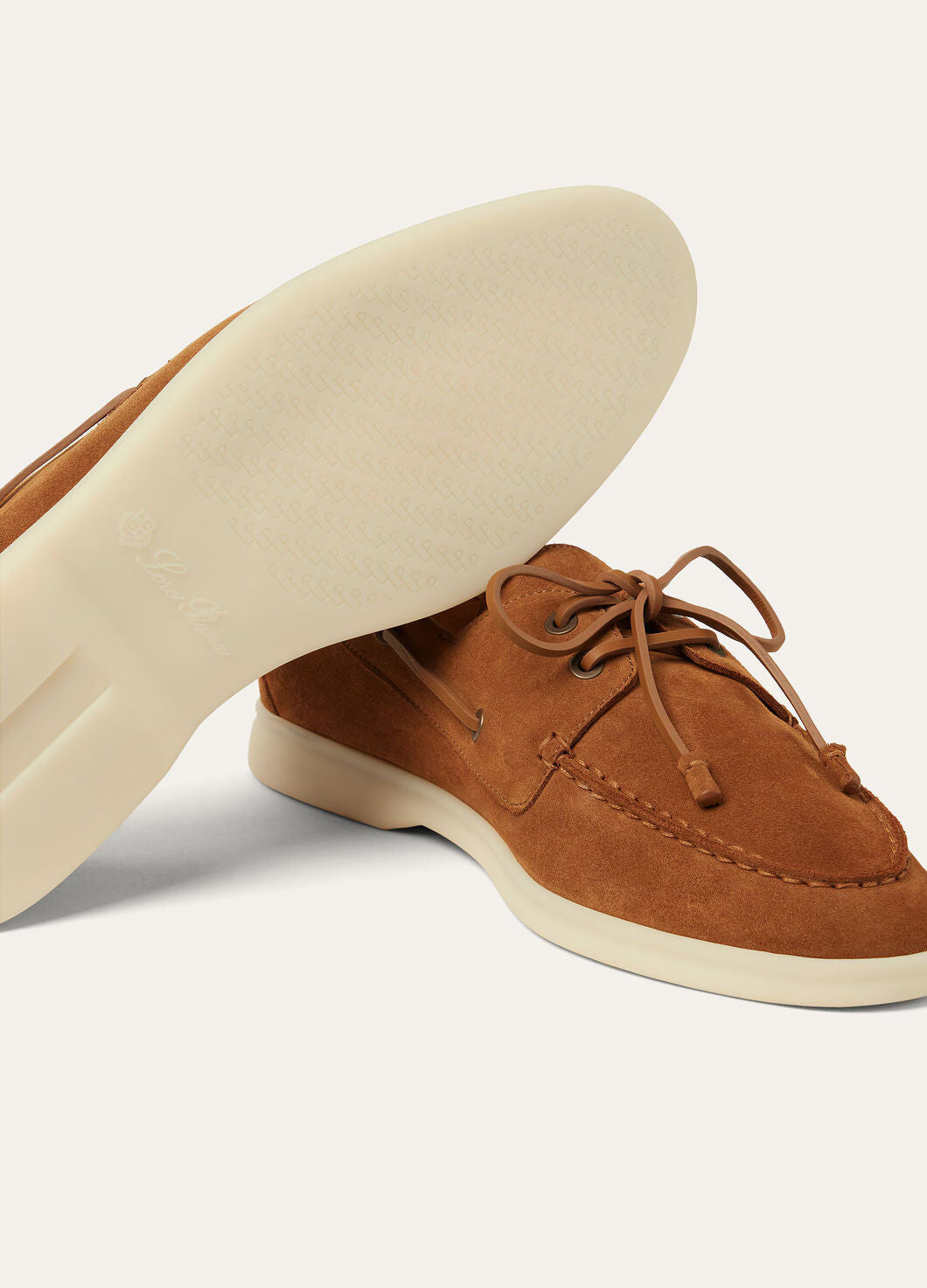 LoroPiana Sea-Sail Walk Loafer Cocoa