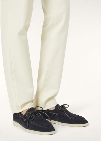 LoroPiana Sea-Sail Walk Loafer Blue Navy