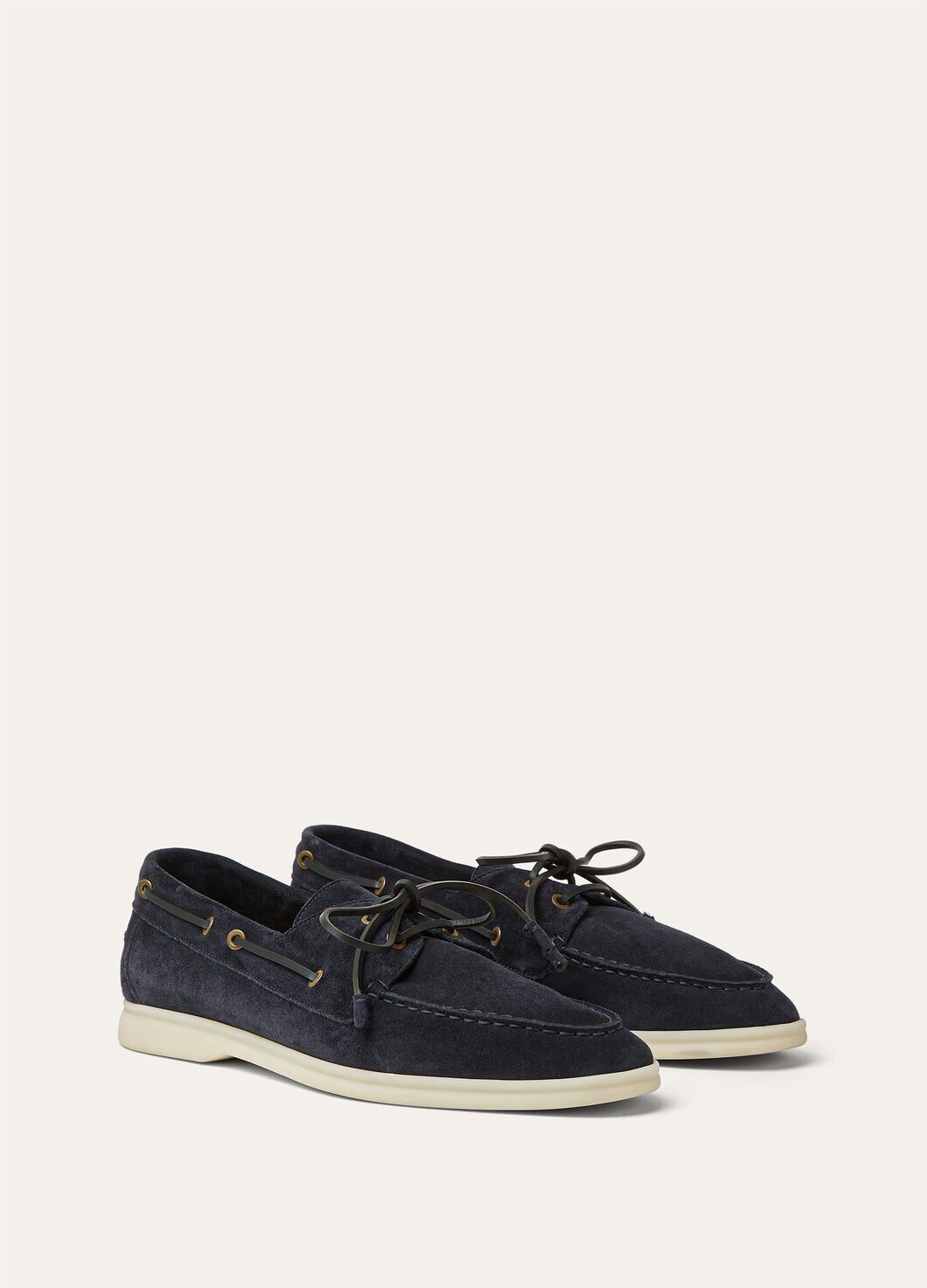 LoroPiana Sea-Sail Walk Loafer Blue Navy