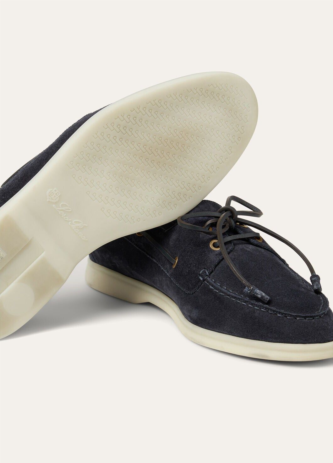 LoroPiana Sea-Sail Walk Loafer Blue Navy