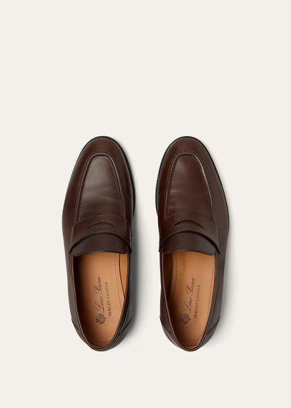 LoroPiana Sergio Loafer French Coffee