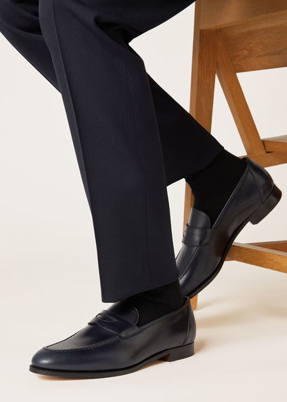 LoroPiana Sergio Loafer Blue Navy