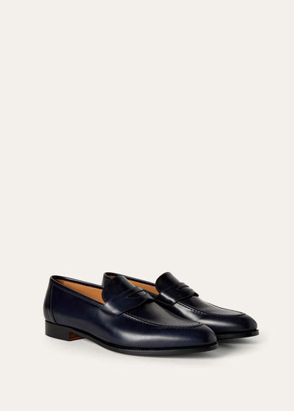 LoroPiana Sergio Loafer Blue Navy
