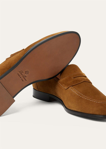LoroPiana Sergio Loafer Tan