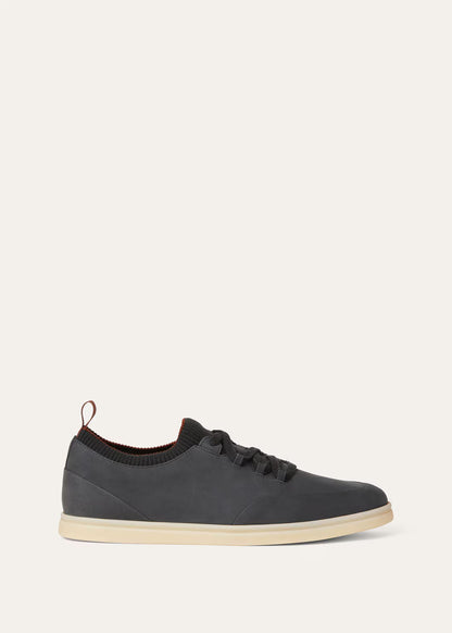LoroPiana Soho Walk Sneaker Obsidian Grey