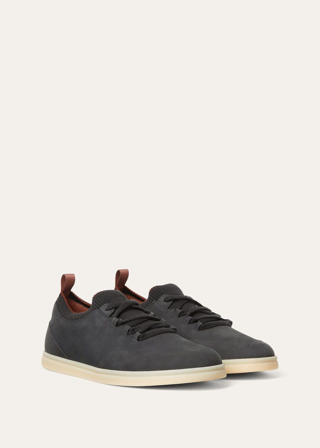 LoroPiana Soho Walk Sneaker Obsidian Grey