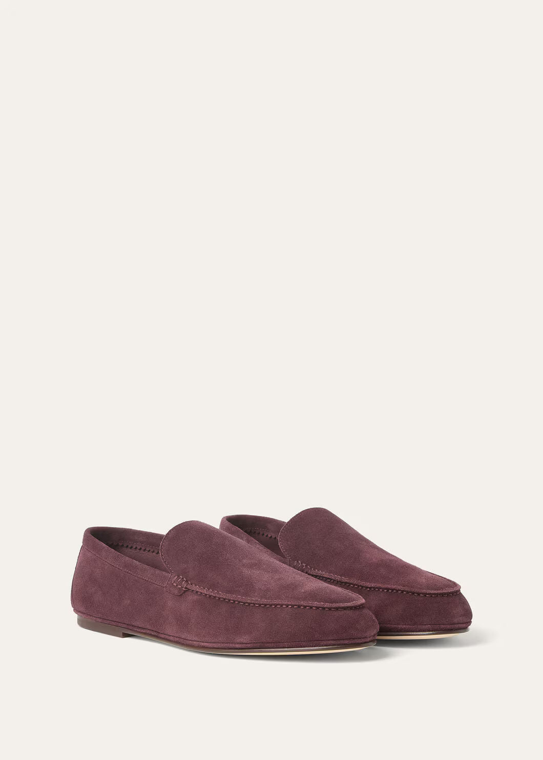 LoroPiana Summer Anton Walk Loafer Grape Fruit