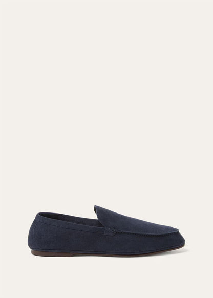 LoroPiana Summer Anton Walk Loafer Dark Blue Abyss