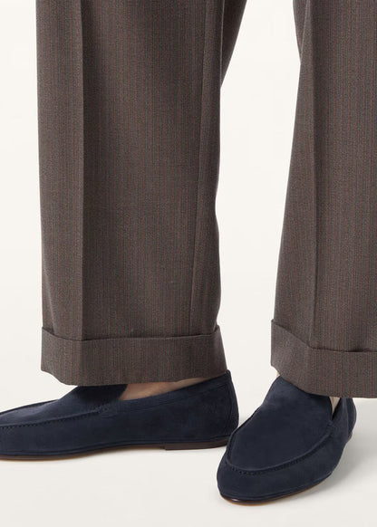 LoroPiana Summer Anton Walk Loafer Dark Blue Abyss