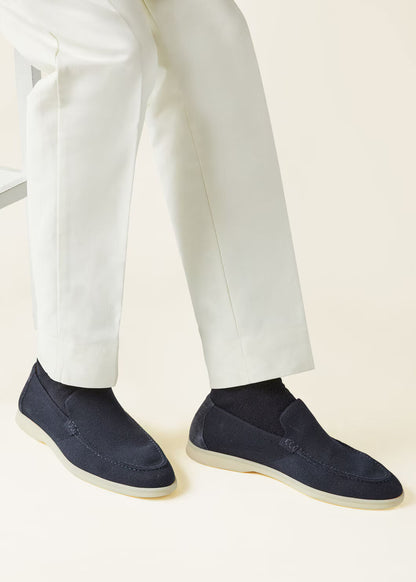 Summer Knitted Walk Navy Blue