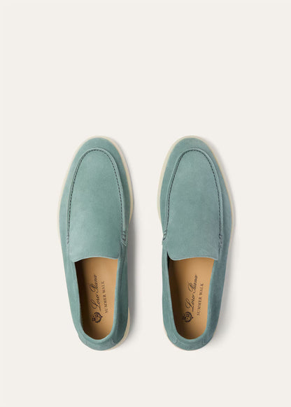 LoroPiana Summer Walk Loafer Pine Cloud