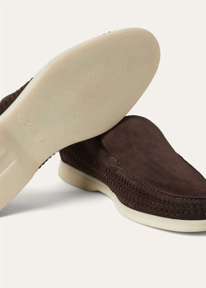 LoroPiana Summer Walk Loafer Chocolate
