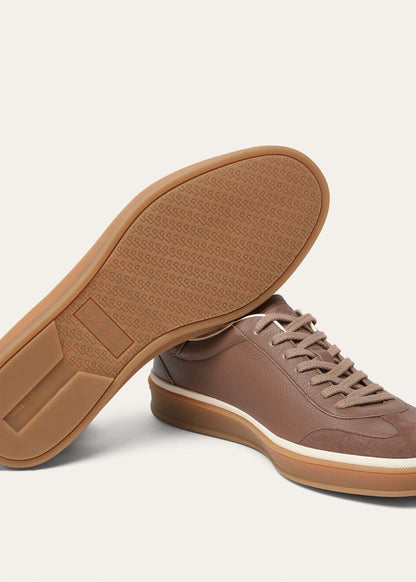 LoroPiana Tennis Walk Sneaker Grey Taupe
