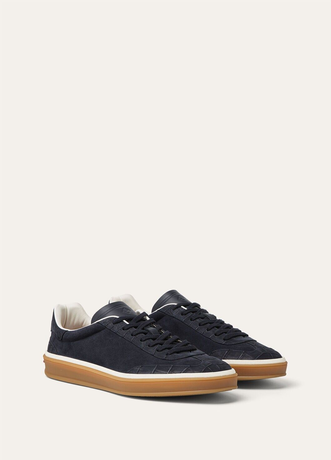 LoroPiana Tennis Walk Sneaker Blue Navy