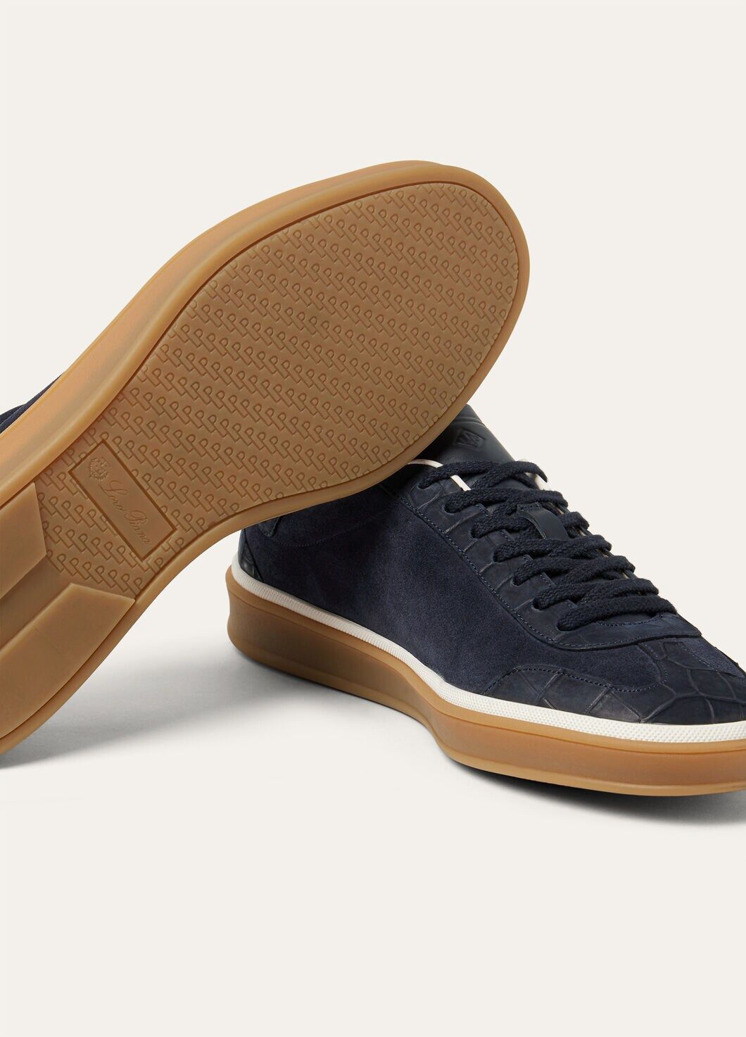 LoroPiana Tennis Walk Sneaker Blue Navy