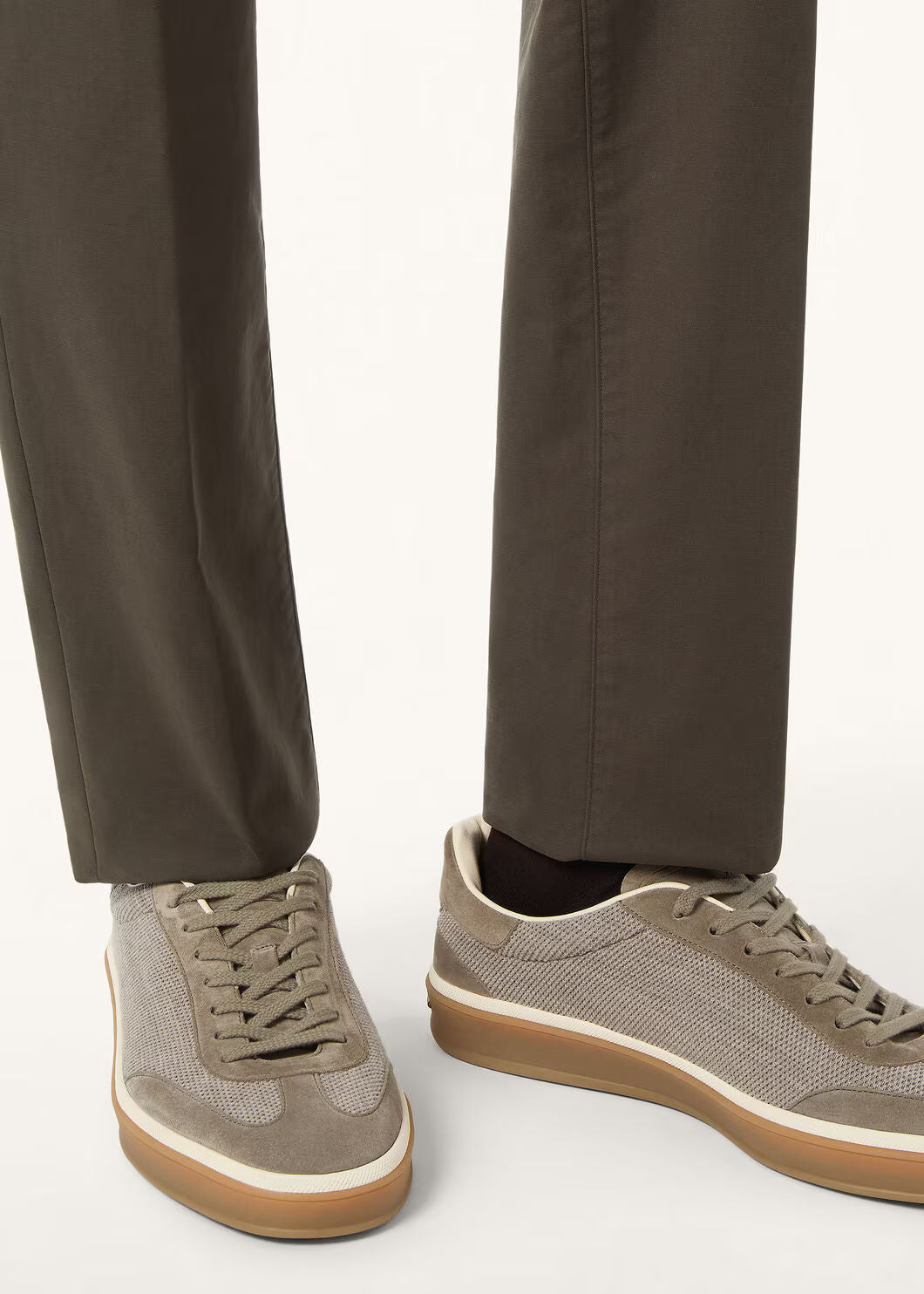 LoroPiana Tennis Walk Sneaker Wheat Stitch