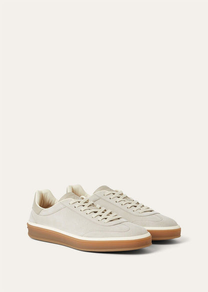 LoroPiana Tennis Walk Sneaker Pearl Powder