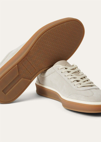 LoroPiana Tennis Walk Sneaker Pearl Powder