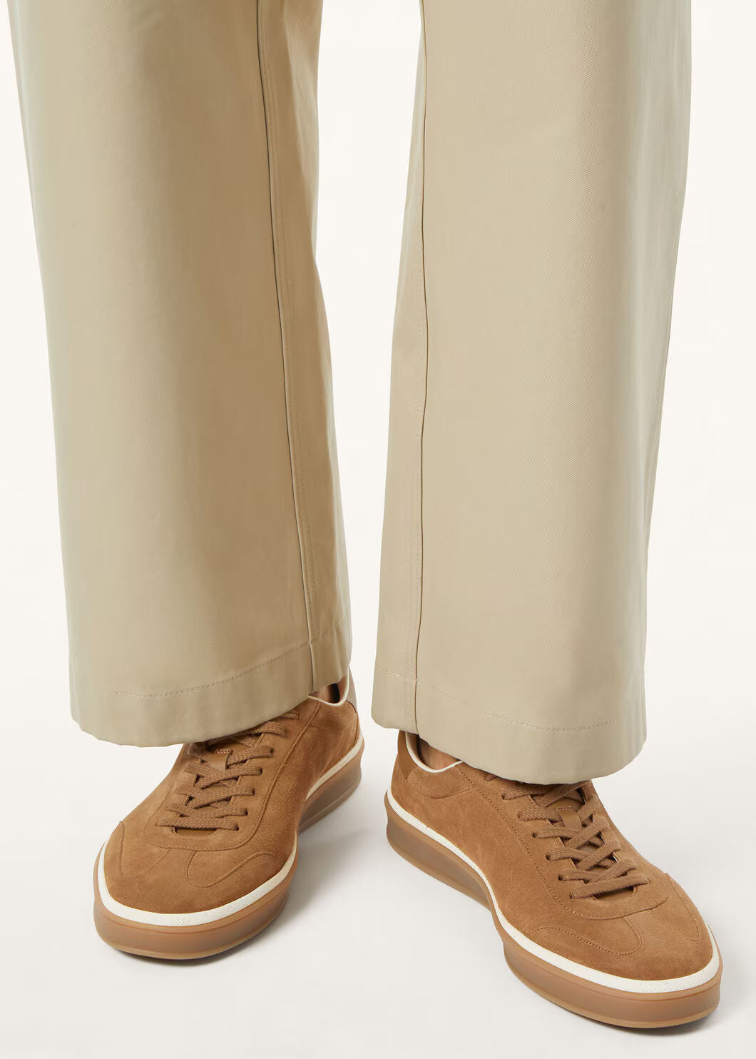 LoroPiana Tennis Walk Sneaker Light Sand Dune