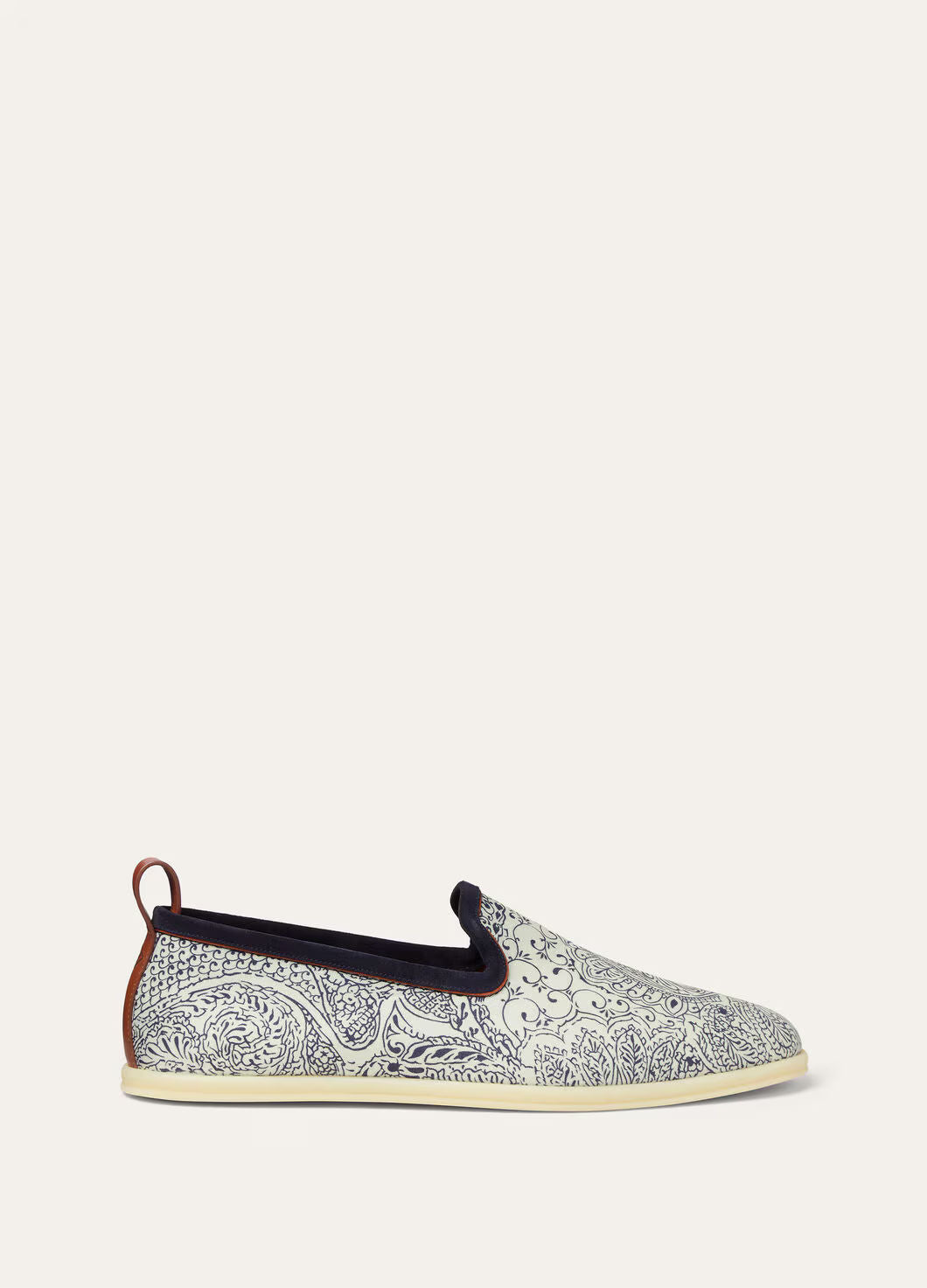 Venice Walk Flat Chalk/ Navy Blue