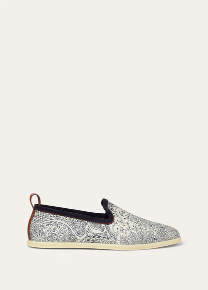 Venice Walk Flat Chalk/ Navy Blue