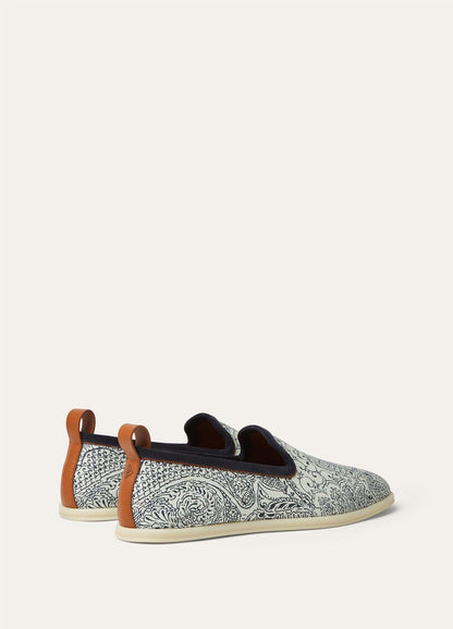 Venice Walk Flat Chalk/ Navy Blue