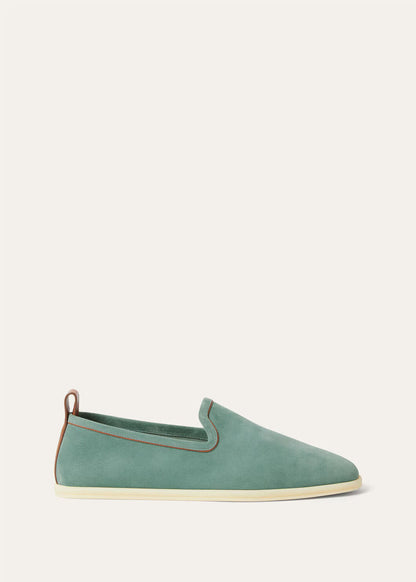 LoroPiana Venice Walk Loafer Pine Cloud