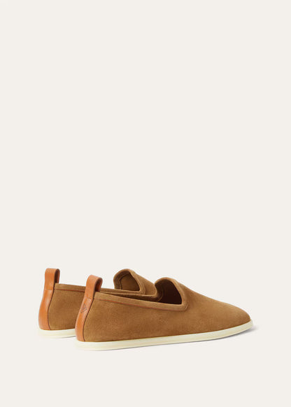 LoroPiana Venice Walk Loafer Light Sand Dune