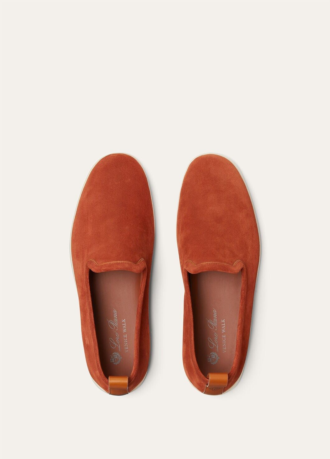 LoroPiana Venice Walk Loafer Dark Brick