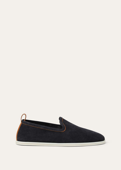 LoroPiana Venice Walk Loafer Blue Navy