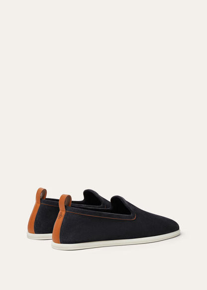 LoroPiana Venice Walk Loafer Blue Navy